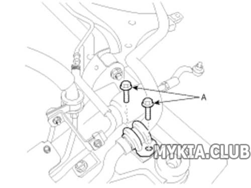 Замена переднего стабилизатора поперечной устойчивости Kia Carens 2 (UN) (12).jpg