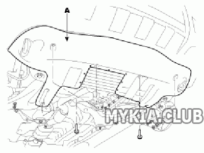 Замена радиатора охлаждения двигателя Kia Sportage 2 (KM) (1).gif