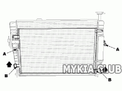 Замена радиатора охлаждения двигателя Kia Sportage 2 (KM) (7).gif